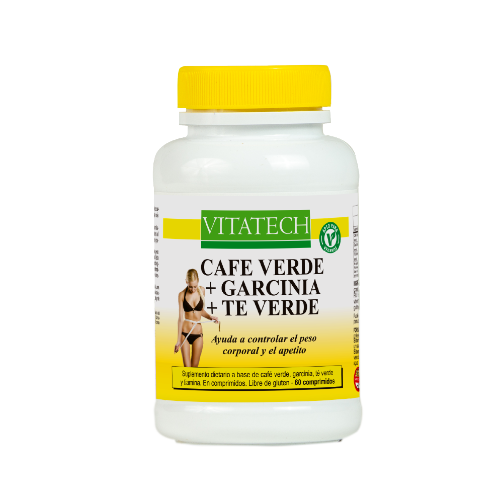 Vitatech Cafe Verde + Garcinia Cambogia + Te Verde x 60 Comprimidos