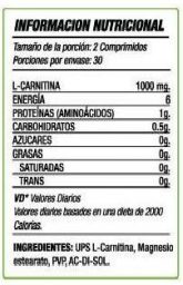 Star Nutrition L-Carnitina x 60 Capsulas