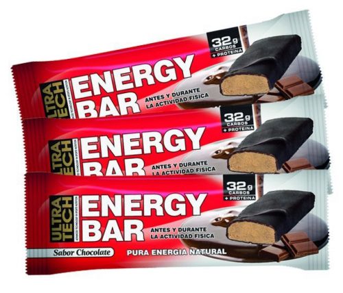 Barras Energeticas Energy  Bar 50 g Ultra Tech Caja x 12 unidade